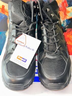 No.90 Propet Camp Walker Hi M3589 Black Waterproof Hiking Boots
